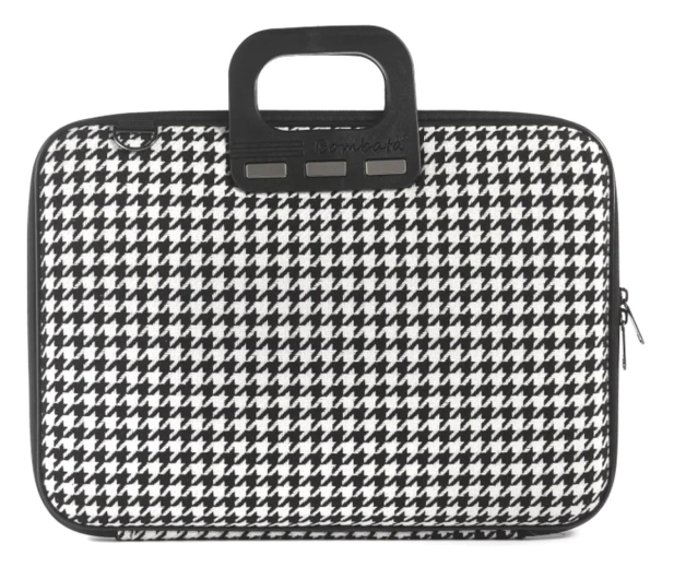 Bombata Pied de Poule 15.6" czarna - 724468 - zdjęcie